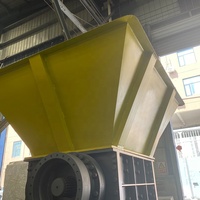Broyeur électronique à double arbre pour déchets de circuits imprimés, disques durs et e-waste, avec PLC et inversion automatique, pour matériaux précieux et aluminium