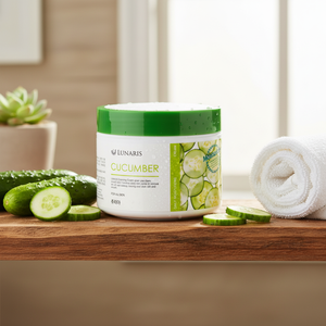 Crème de massage cosmétique coréenne Lunaris, lotion au concombre 500ml, hydratante, nourrissante, rafraîchissante pour le visage et le corps, Kbeauty, fabriqué en Corée - Product Image 2