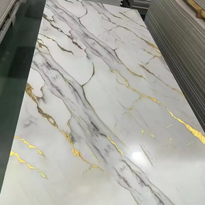 Panneau composite en plastique <span class=keywords><strong>PVC</strong></span> WPC SPC avec revêtement UV, imperméable, ignifuge, anti-moisissure, ignifuge, insonorisant, motif <span class=keywords><strong>marbre</strong></span> - Product Image 1