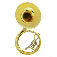 SLADE Factory Brass Musical Bb Sun Hug Bugle 66cm Horn Bass Tuba Sousaphone