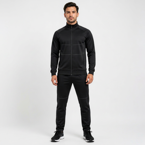 Veste décontractée en toile unie pour homme, style safari, 100 % polyester, logo personnalisé, respirante, fermeture éclair, service ODM/OEM, vente en gros - Product Image 1