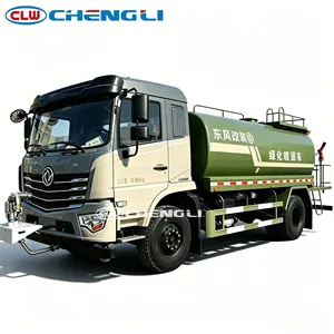 รถบรรทุกน้ำฉีดน้ำแบบถัง 12 ลูกบาศก์เมตร ผลิตในจีน แบบ OEM ขับเคลื่อน 4x2 สำหรับล้างถนนและทำความสะอาดรถยนต์ - Product Image 5