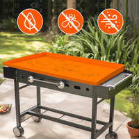 Tapis de plaque chauffante en silicone de qualité alimentaire, accessoires de barbecue toutes saisons, protecteur de gril de protection