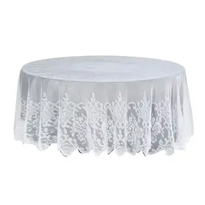 Factory Wholesale Tablecloth Luxury Lace Jacquard Table Cloth for Home Dining Room
