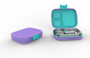 Eco-Friendly Stainless Steel Bento Lunch Box Spoon Fork Household Items School Snacks Infant Care Compartments Food <strong>Storage</strong> - Product Image 2