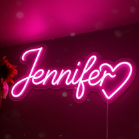Letras de Neón LED Personalizadas, Letreros Decorativos, Resistentes al Agua IP65, Enchufables, Multicolores, Envío Directo, Personalizados para Eventos