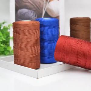 Fil chenille 100% polyester teint, 250g/rouleau, fil torsadé à anneaux, fil DTY, comptage 10D, résistant à l'abrasion, pour le tricot à la main - Product Image 6