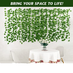 MCG Ngoài Trời Vườn Trang Trí Nội Thất Nhân Tạo Nhựa Lụa Màu Xanh Lá Cây Lá Cây Cây Mây Dây Leo Tường Treo Hoa Cỏ Loại Thiết Kế - Product Image 2