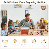 Wainlux K10+ Máquina de Grabado Láser Micro Mini Económica para Etiquetas, Silicona y Etiquetas de Oreja con Imágenes