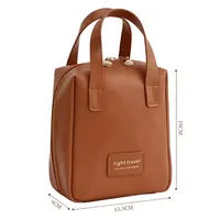 Organisateur de maquillage pour femmes, trousse de toilette, trousse de maquillage, pochette de rangement, boîte de luxe pour dames, sac organisateur de cosmétiques pour voyage avec fermeture éclair