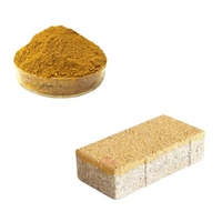 Fabrication de papier de sol de revêtement de brique de couleur jaune d'oxyde de fer 313 matériau de teinture en poudre de pigment inorganique