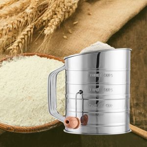 Cross-border Hot Selling Handheld Stainless Steel <b>Flour</b> & Sugar Sifter Multi-function Food Contact Safe - Product Image 2