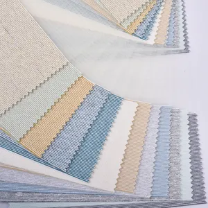 Manufacture Wholesale Sunscreen Horizontal Polyester Solid Zebra Roller Blind Fabrics For Window