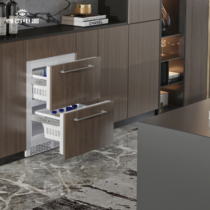 Built in Refrigerator 68L 595mm Double <b>Drawer</b> Switchable Cooling Auto Defrost Grade 1 Under Counter - Product Image 2