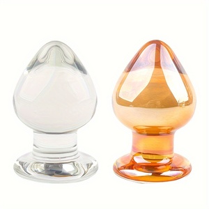 Juguete Anal de Cristal Grande Color Dorado, Expansor Anal, Estimulador Anal para Adultos - Product Image 2