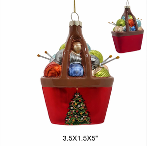 Collection de Décorations de Noël en Verre Thème Exquis : Styles Jeux, Artisanat, Cinéma et Festifs pour Décoration de Sapin et Cadeaux de Fêtes - Product Image 2