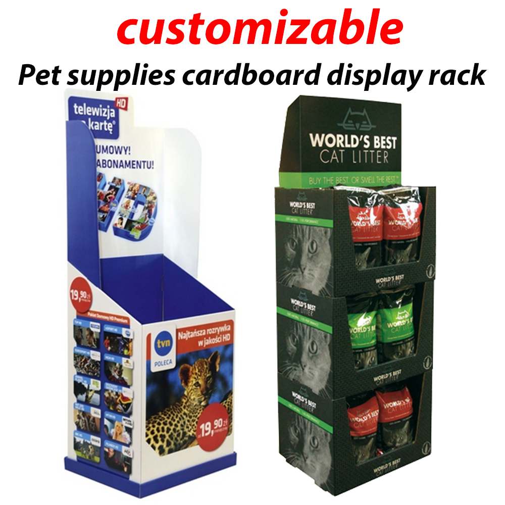 Apache Modern White for Floor Standing Cardboard Display Shelf with Custom Logo for Retail Stores — view 4