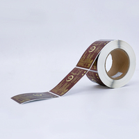 Étiquettes autocollantes en papier à forte adhérence, personnalisées, pour cosmétiques, imperméables, en PET, pour flacons de lotion, avec finition brillante et formes variées