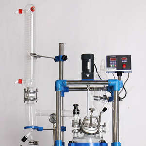 Réacteur en verre monocouche 10L solution rentable pour le mélange de chauffage de routine dans les laboratoires d'enseignement - Product Image 4