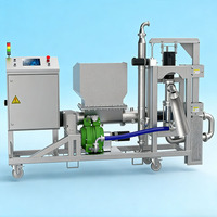 Industriële voedselveilige roestvrijstalen multifunctionele sapcentrifuge productielijn voor fruit, melk en noten 3000kg/u