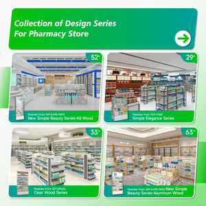 Étagères QMuS-QB-09 pour <span class=keywords><strong>pharmacie</strong></span> la nouvelle liste <span class=keywords><strong>armoire</strong></span> à colonnes rondes pour présentoir de <span class=keywords><strong>pharmacie</strong></span> pour étagère de magasin de luxe - Product Image 3