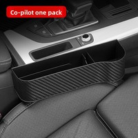 Organisateur de boîte de rangement pour console de voiture avec porte-gobelet latéral Accessoire de remplissage de siège