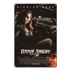 Logo retrò in metallo, Poster di film classici, soffitta maschile a casa, Cinema, stanza dell'adolescente, pittura decorazione murale - Product Image 2