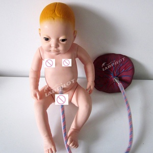 Maniquí de Cuidado Placentario con Cordón Umbilical Neonatal, Modelo de Enseñanza para el Cuidado del Bebé, <span class=keywords><strong>Muñeca</strong></span> de PVC de Tamaño Real - Product Image 2