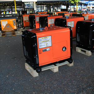 静音5000W防音プロ仕様家庭用ディーゼル全住宅用発電機（自動起動、リモートスタート、オープンフレーム） - Product Image 3