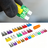 Kit de 140 fusibles miniatures mixtes 30A, fusibles de remplacement pour voitures, camping-cars, camions, motos, bateaux, protection des circuits
