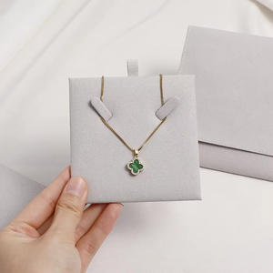 Bolsa de Joyería Ecológica de Lujo con Logotipo Personalizado, Diseño de Cierre a Presión de Microfibra para Exhibición de Collares y Empaque de Regalos - Product Image 5