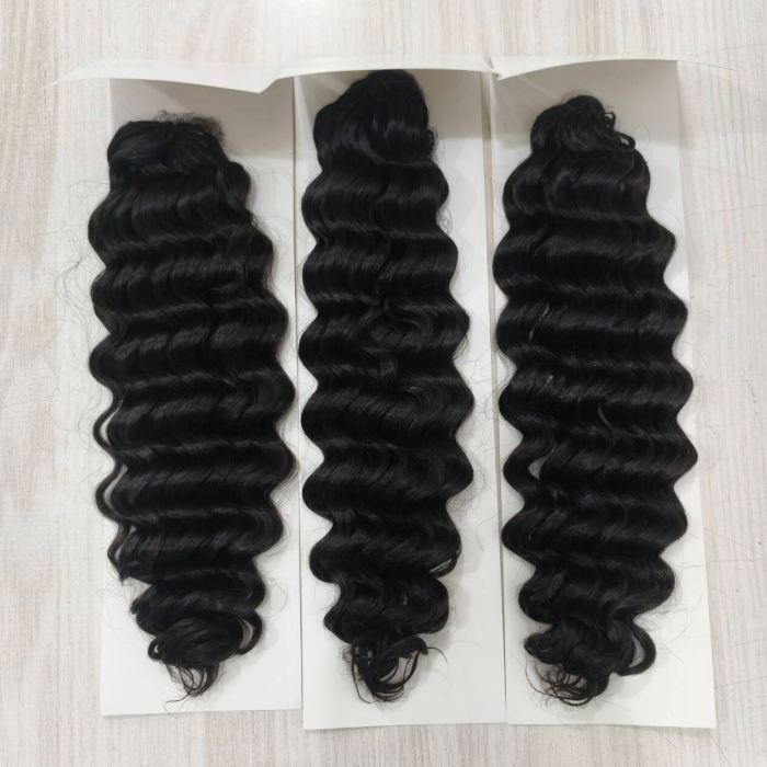Capelli umani con piume ondulate di Hollywood
