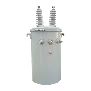 Transformateur monophasé monté sur poteau, type huile, 6 kV 11 kV, abaisseur de tension, distribution d'énergie, direct usine - Product Image 2