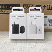 Enchufe DE LA UE/EE. UU. Tipo C Cargador Carga rápida 25W USB C Bloque de cargador con cable para Samsung Galaxy S24 Ultra/S24/S24 +/S23 Ultra/S23