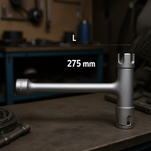 ประแจด้ามตัว T ขนาด 275 มม. พร้อมซ็อกเก็ตปรับได้สำหรับการซ่อมแซมเครื่องจักรกลและการใช้งานด้านยานยนต์ - Product Image 3