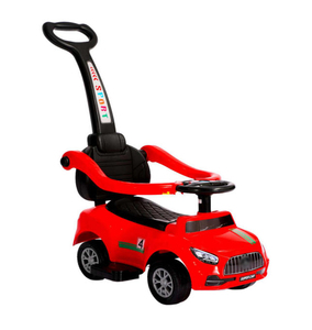 Voiture à pédales <span class=keywords><strong>3</strong></span>-en-1 pour enfants avec musique et lumières, <span class=keywords><strong>poussette</strong></span> pour tout-petits avec poignée de poussée, barrière de sécurité, voiture de course pour enfants de 1 à <span class=keywords><strong>3</strong></span> ans - Product Image 3