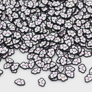 Tranches de pâte polymère en forme de vache de dessin animé artificielles de 5 mm/10 mm, décorations en argile souple pour <span class=keywords><strong>slime</strong></span>, accessoires pour nail art, objets de collection - Product Image 5