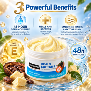Prezzo all'ingrosso di fabbrica vitamina E latte idratante burro per il corpo Anti-Cracking crema per il corpo lozione crema idratante - Product Image 2