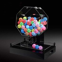 Huaxi Electronics met à niveau la nouvelle Machine d'enchères de loterie Double couleur Shake 50-100 boules marqueur de puces de Bingo pour le jeu de Bingo Lotto