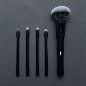 Ensemble de 5 mini-pinceaux de maquillage pour le visage, poils synthétiques cruelty-free, design magnétique, couleur personnalisée - Product Image 6