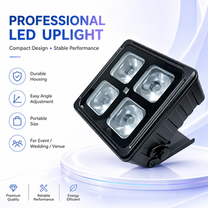 Lámpara LED RGBWA UV de Aluminio a Prueba de Agua, Popular al por Mayor, con Control Remoto Inalámbrico - Product Image 1