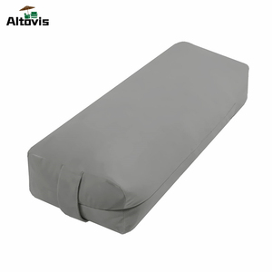 Cojín de almohada de refuerzo de meditación de yoga de forma <span class=keywords><strong>rectangular</strong></span> de <span class=keywords><strong>relleno</strong></span> de algodón suave más vendido - Product Image 1