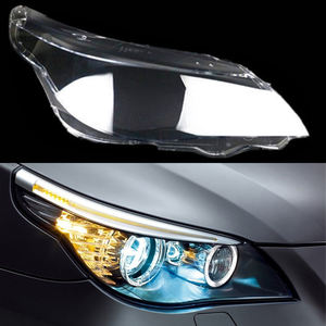 Lente de faro para <span class=keywords><strong>BMW</strong></span> 5 Series <span class=keywords><strong>E60</strong></span> E61 <span class=keywords><strong>520i</strong></span> 523 525 530i <span class=keywords><strong>2004</strong></span> ~ 2010 faro de coche lente transparente cubierta de carcasa de coche - Product Image 3
