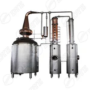 DYE 5000l alcohol con camisa todavía planta de destilación de alcohol columna de destilación de alcohol