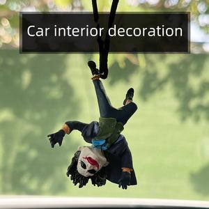 Kit Interior mobil, Aksesori Interior mobil Resin kaca spion liontin badut gaya bisnis kreatif - Product Image 2