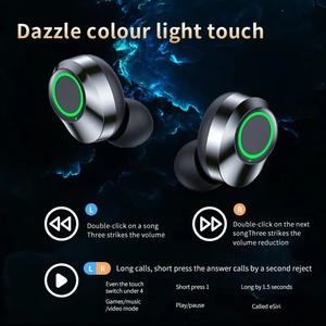 Yd03 écouteurs Tws Fone Hd écran miroir Led affichage Sport jeu écouteurs casque avec boîte de charge micro pour tous les téléphones - Product Image 5