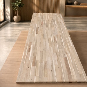 Panel de Madera Maciza con Unión de Dedos, 2240x1220x15mm, Ecológico, para Uso Interior en Comedores y Exterior, Diseño Minimalista - Product Image 1