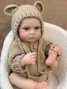 Muñeca <span class=keywords><strong>de</strong></span> Vinilo Alemana R&B Rebirth Body Pull, Mini Muñeca <span class=keywords><strong>de</strong></span> Juguete <span class=keywords><strong>de</strong></span> <span class=keywords><strong>Silicona</strong></span> Barata para Recién Nacidos, 17 cm - Product Image 4