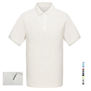 高品質速乾スポーツスクール綿ポリエステル消臭ユニフォーム通気性メンズテニス無地ポロシャツ - Product Image 5