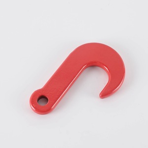 Crane Hook HK-42 Flat Hook Carbon Steel Ring Head Connect Use Safety Swivel Hook - Product Image 1